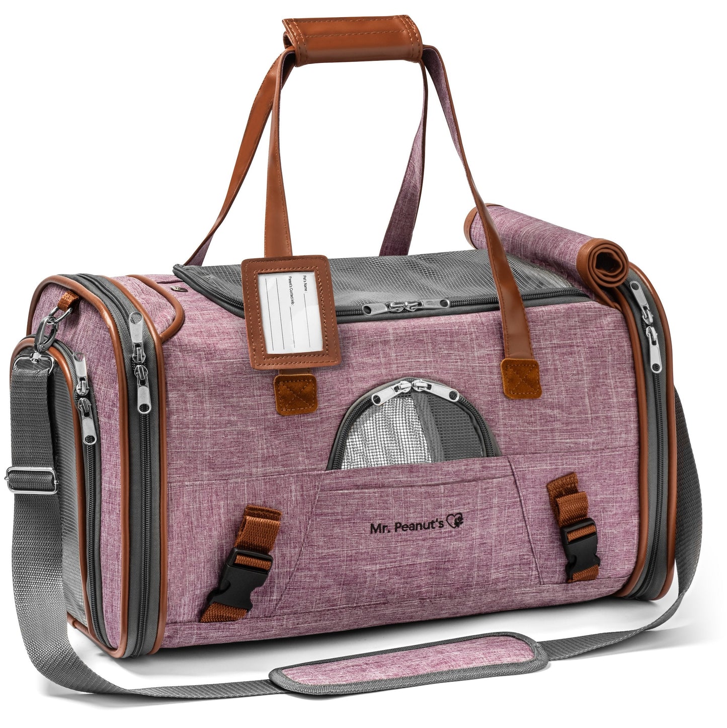 Mr. Peanut's Gold Series Standard Size Airline Compliant Pet Carrier