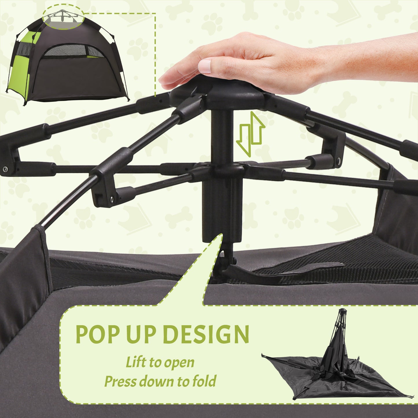 Pop Up Dog Tent For Extra Large And Large Dogs