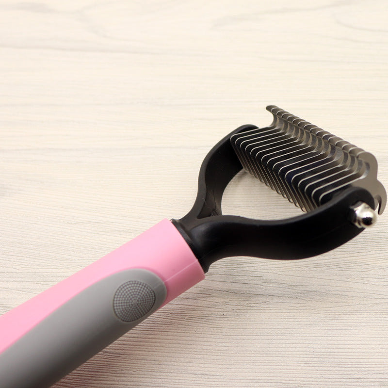 Pet Long-haired Comb Double-sided Blade
