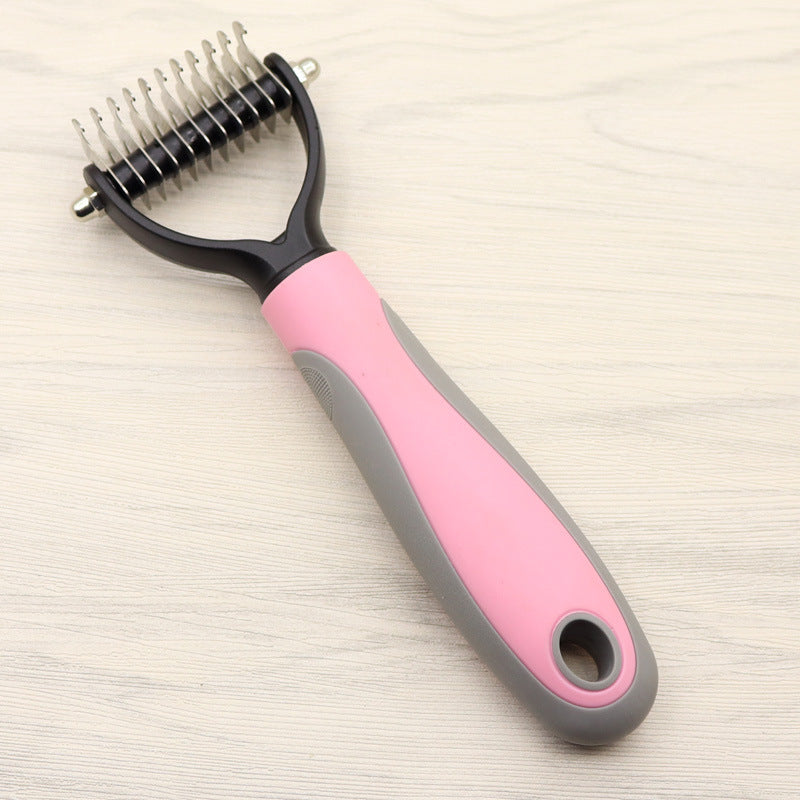 Pet Long-haired Comb Double-sided Blade