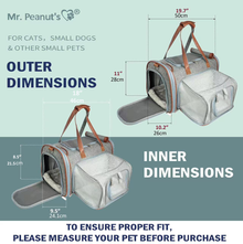 Mr. Peanut's Gold Series Big Apple XL Expandable Pet Carrier V2.0