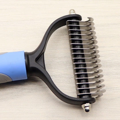 Pet Long-haired Comb Double-sided Blade