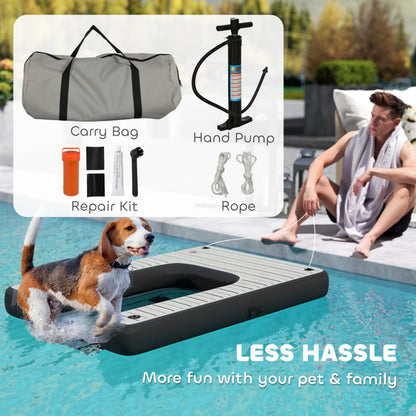 Inflatable Dog Boat Ramp Up To 286 Lbs
