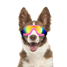 Dog Sunglasses Dog Goggles for German Shepherd Easy to Wear Motorcycle - Pink