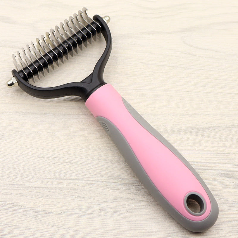 Pet Long-haired Comb Double-sided Blade