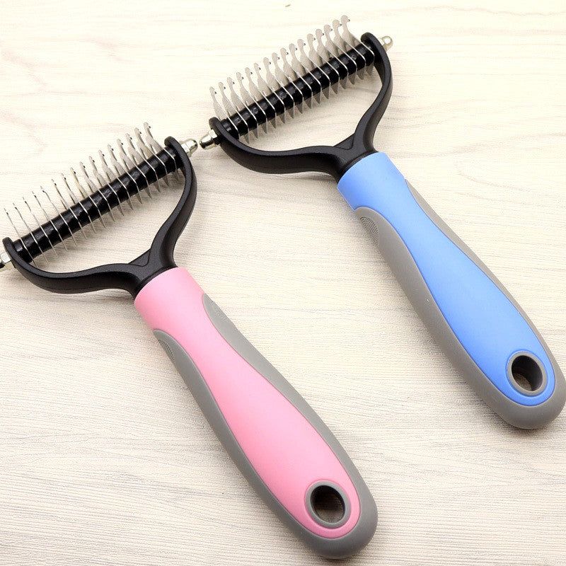 Pet Long-haired Comb Double-sided Blade