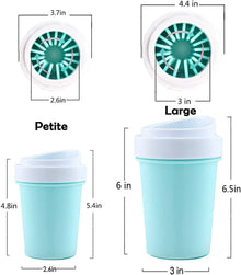 Pet Paw Washer and Cleaner - Easy to Disassemble and Install Dog Foot Brush for Muddy Paws