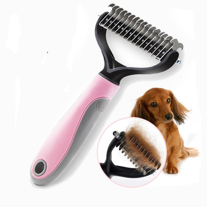 Pet Long-haired Comb Double-sided Blade