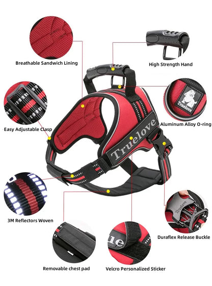 TrueLove Outdoor Adventure Dog Harness  Model Number: TLH5753