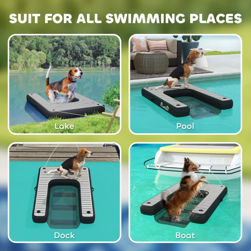 Inflatable Dog Boat Ramp Up To 286 Lbs