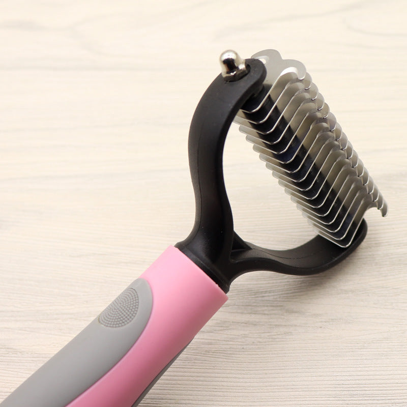 Pet Long-haired Comb Double-sided Blade