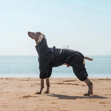 Adjustable Waterproof Dog Raincoat with Harness Reflective 4-Leg Jacket S–5XL