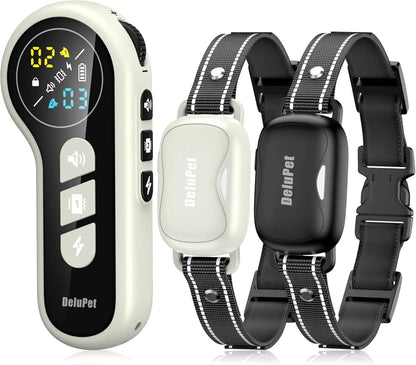 Dog Training Collar with Remote for 2 Dogs, 4500ft Range, Rechargeable