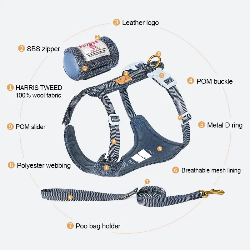 TrueLove Comfort Harness, Leash, and Poop Bag Dispenser TLH2912
