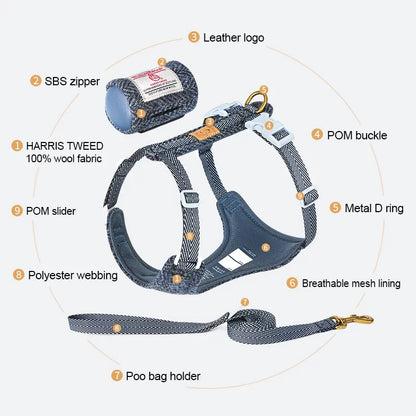 TrueLove Comfort Harness, Leash, and Poop Bag Dispenser TLH2912