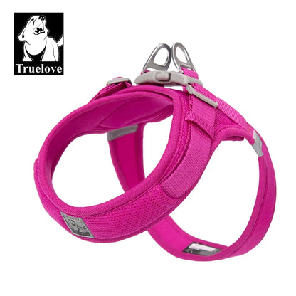 TrueLove TLH3013 Mesh Dog Harness - Fuschia (Hot Pink)
