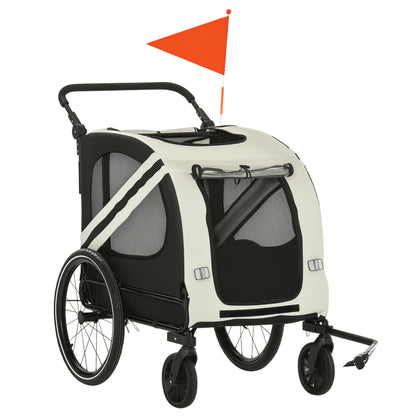 2-in-1 Pet Bike Trailer for Small Dogs
