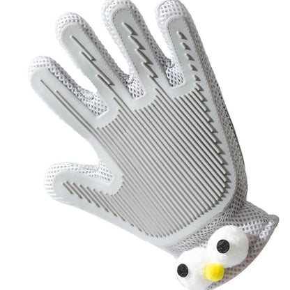 2-in-1 Pet Grooming Gloves & Brushes