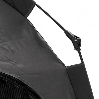 Pop Up Dog Tent for Extra Large and Large Dogs with Carry Bag, for Beach, Backyard, Home, Dark Gray