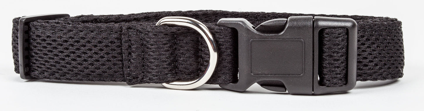 Pet Life ®  'Aero Mesh' Dual-Sided Breathable and Adjustable Thick Mesh Dog Collar