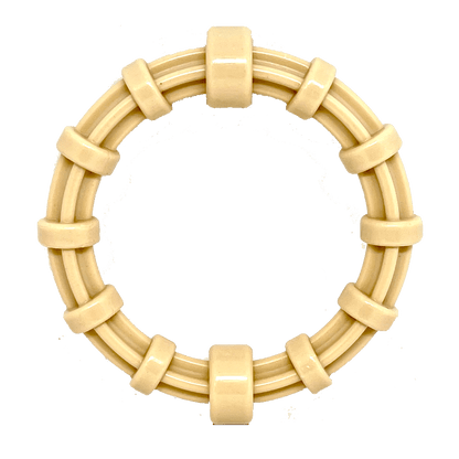 Chicken Flavored Teething Ring for Puppies & Aggressive Chewers | USA Made